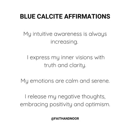BLUE CALCITE - Calm
